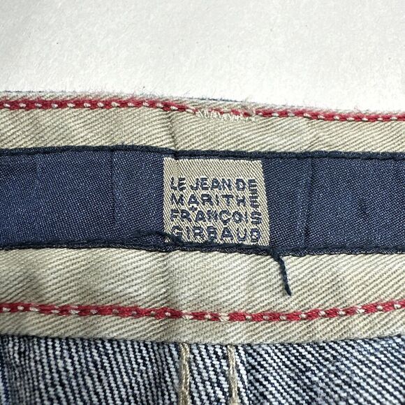 VTG Marithe Francois Girbaud Jeans Baggy Hip Hop Skater Men 42x31 Dark Wash 90s - Picture 12 of 15